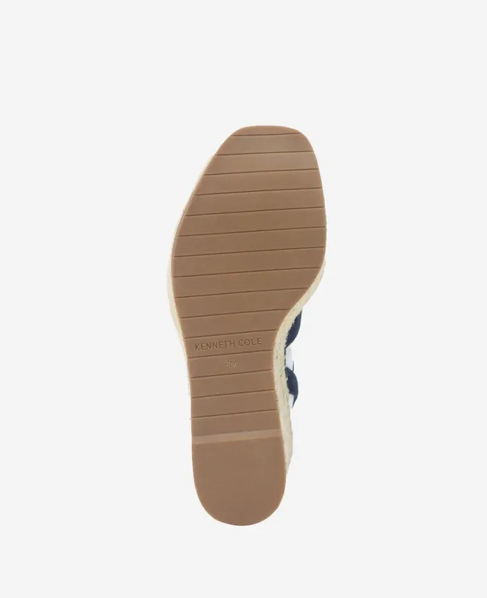 Kenneth Cole Sandals and Wedges Women The Solace Platform Espadrille Wedge Sandal Navy Suede Kenneth Cole Sandals and Wedges Women The Solace Platform Espadrille Wedge Sandal Navy Suede