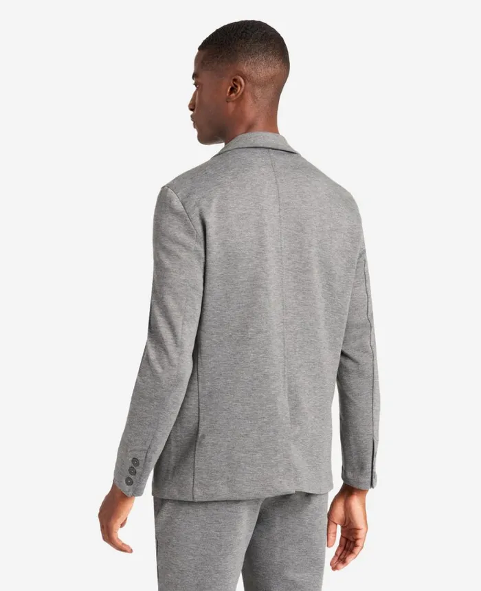 Kenneth Cole Suits and Suit Separates Men Knit Tailored Jacket Gargoyleheather Kenneth Cole Suits and Suit Separates Men Knit Tailored Jacket Gargoyleheather