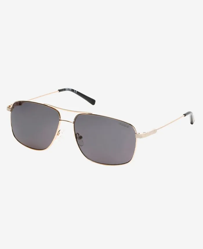 Kenneth Cole Sunglasses Men Navigator Sunglasses Gold