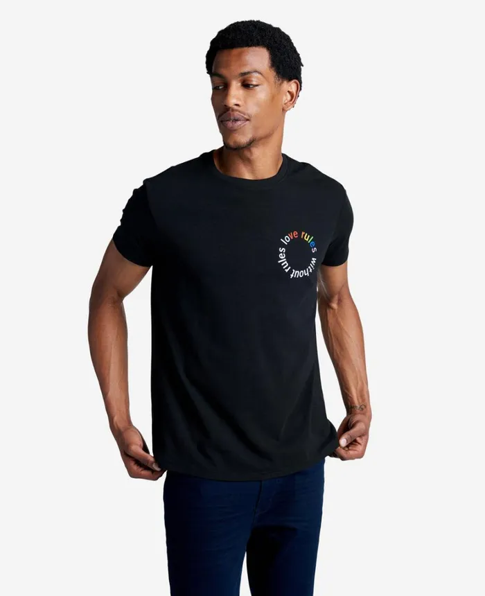 Kenneth Cole TShirts MenWomen Site Exclusive Love Rules Without Rules TShirt Black
