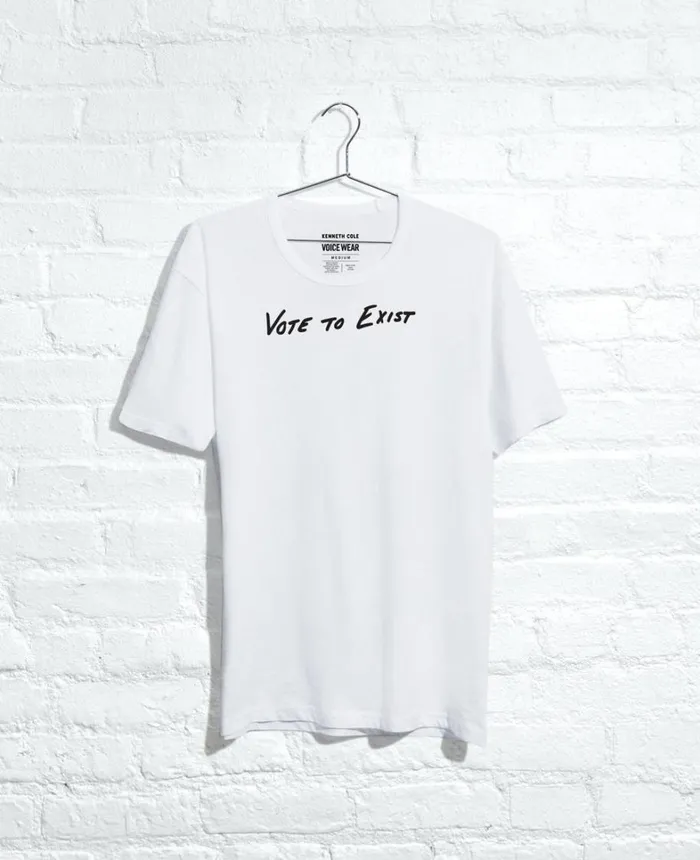 Kenneth Cole TShirts MenWomen Site Exclusive Vote To Exist TShirt White