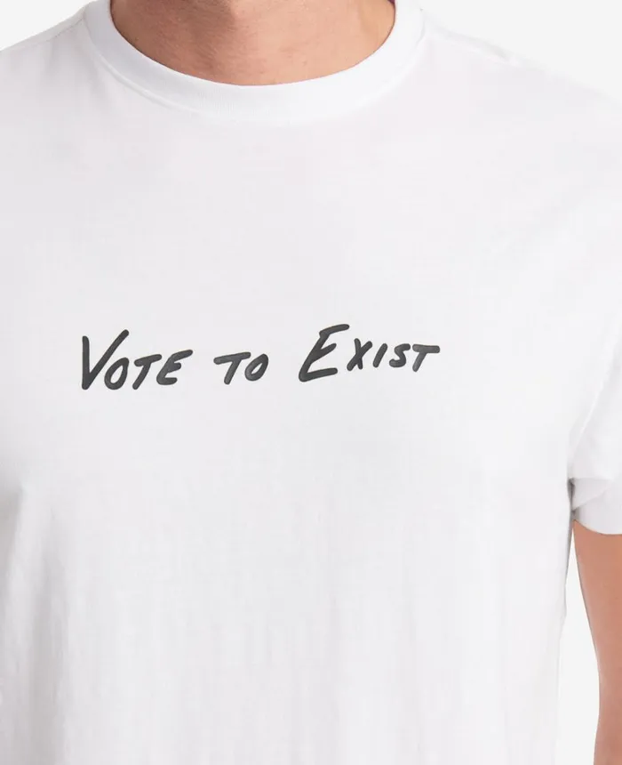 Kenneth Cole TShirts MenWomen Site Exclusive Vote To Exist TShirt White Kenneth Cole TShirts MenWomen Site Exclusive Vote To Exist TShirt White