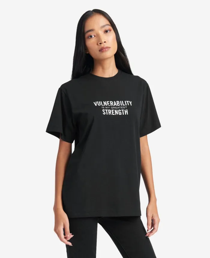 Kenneth Cole TShirts MenWomen Site Exclusive Vulnerability Strength TShirt Black Kenneth Cole TShirts MenWomen Site Exclusive Vulnerability Strength TShirt Black