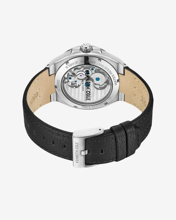 Kenneth Cole Watches Men Automatic Strap Watch Black