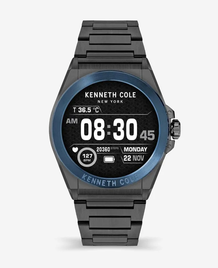 Kenneth Cole Watches Men The Wellness Smartwatch 20 With Gunmetal Stainless Steel Bracelet Gunmetal Kenneth Cole Watches Men The Wellness Smartwatch 20 With Gunmetal Stainless Steel Bracelet Gunmetal