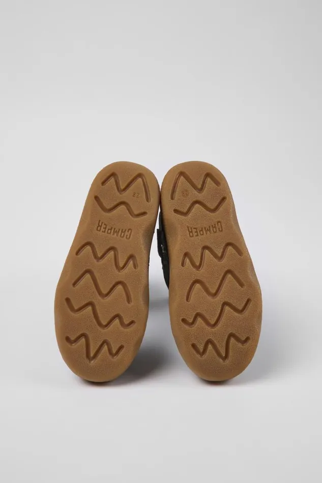 Kids Camper Boots Kiddo Black Nubuck Boots For Kids Kids Camper Boots Kiddo Black Nubuck Boots For Kids