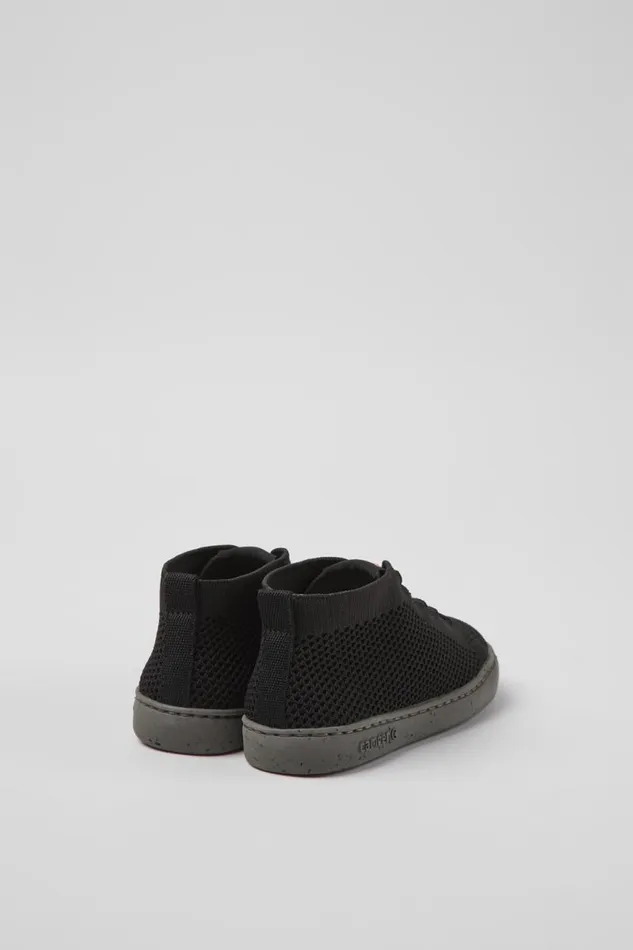 Kids Camper Boots Peu Touring Black Textile Ankle Boots For Kids Kids Camper Boots Peu Touring Black Textile Ankle Boots For Kids