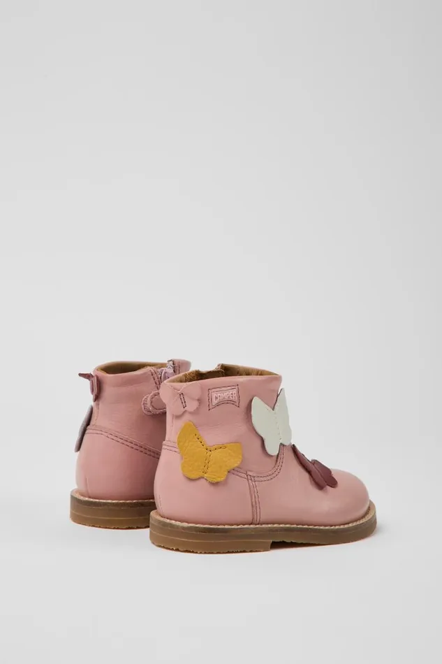 Kids Camper Boots Twins Multicolored Leather Boots Kids Camper Boots Twins Multicolored Leather Boots