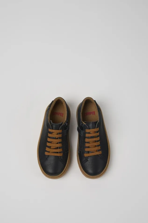 Kids Camper Casual Shoes Kiddo Black Leather Shoes For Kids Kids Camper Casual Shoes Kiddo Black Leather Shoes For Kids