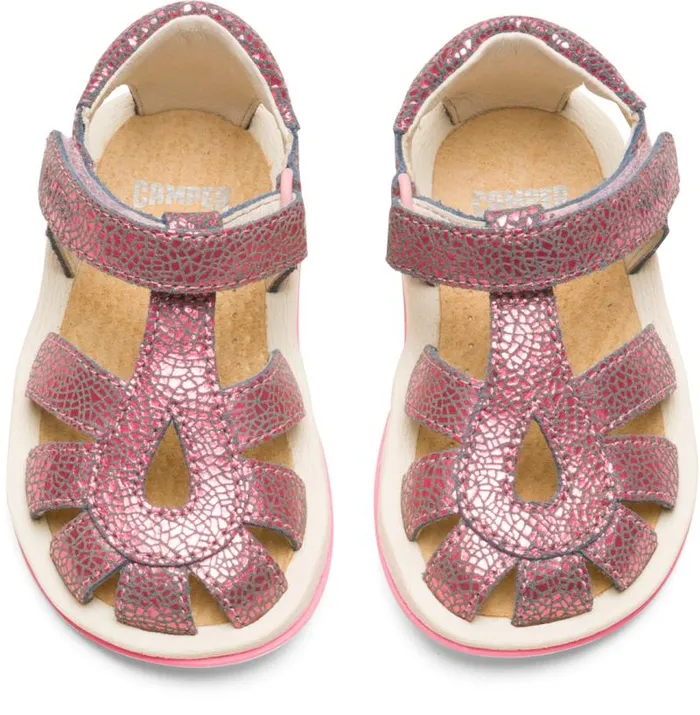 Kids Camper Hook And Loop Bicho Closed Pink Tstrap Kids Sandal Kids Camper Hook And Loop Bicho Closed Pink Tstrap Kids Sandal