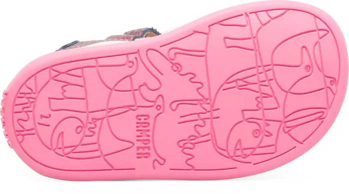 Kids Camper Hook And Loop Bicho Closed Pink Tstrap Kids Sandal Kids Camper Hook And Loop Bicho Closed Pink Tstrap Kids Sandal