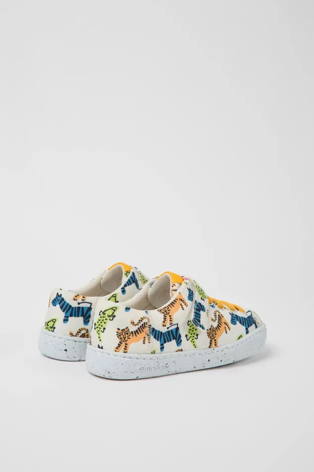 Kids Camper Hook And Loop Peu Touring Multicolored Textile Shoes For Kids Kids Camper Hook And Loop Peu Touring Multicolored Textile Shoes For Kids