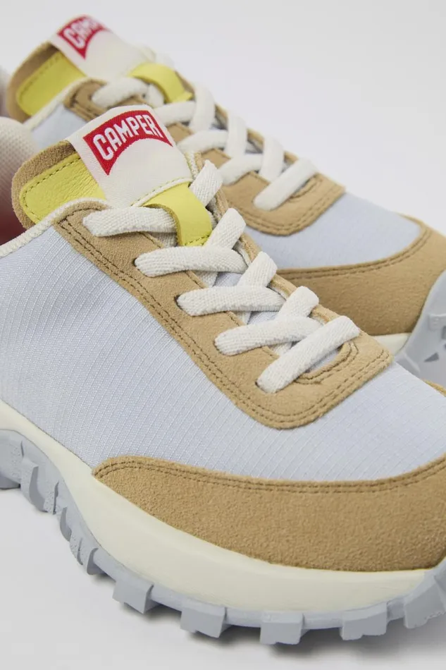 Kids Camper Sneakers Drift Trail Gray TextileNubuck Sneaker