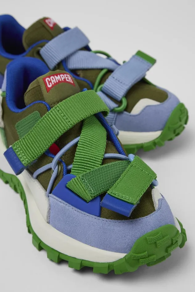 Kids Camper Sneakers Twins Multicolored TextileLeather Sneaker Kids Camper Sneakers Twins Multicolored TextileLeather Sneaker
