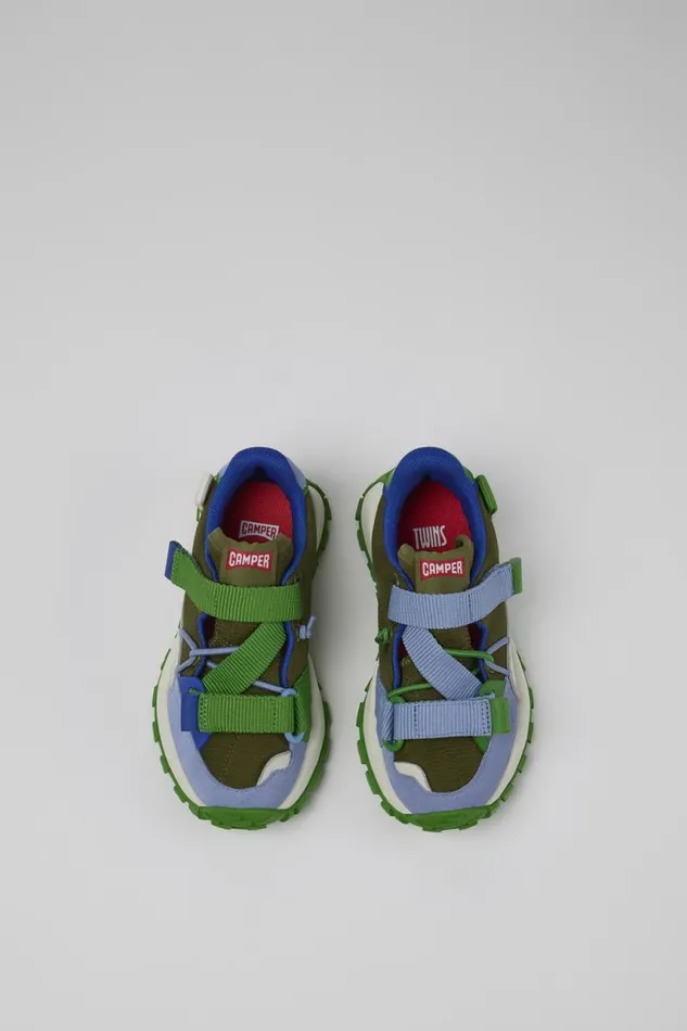 Kids Camper Sneakers Twins Multicolored TextileLeather Sneaker Kids Camper Sneakers Twins Multicolored TextileLeather Sneaker