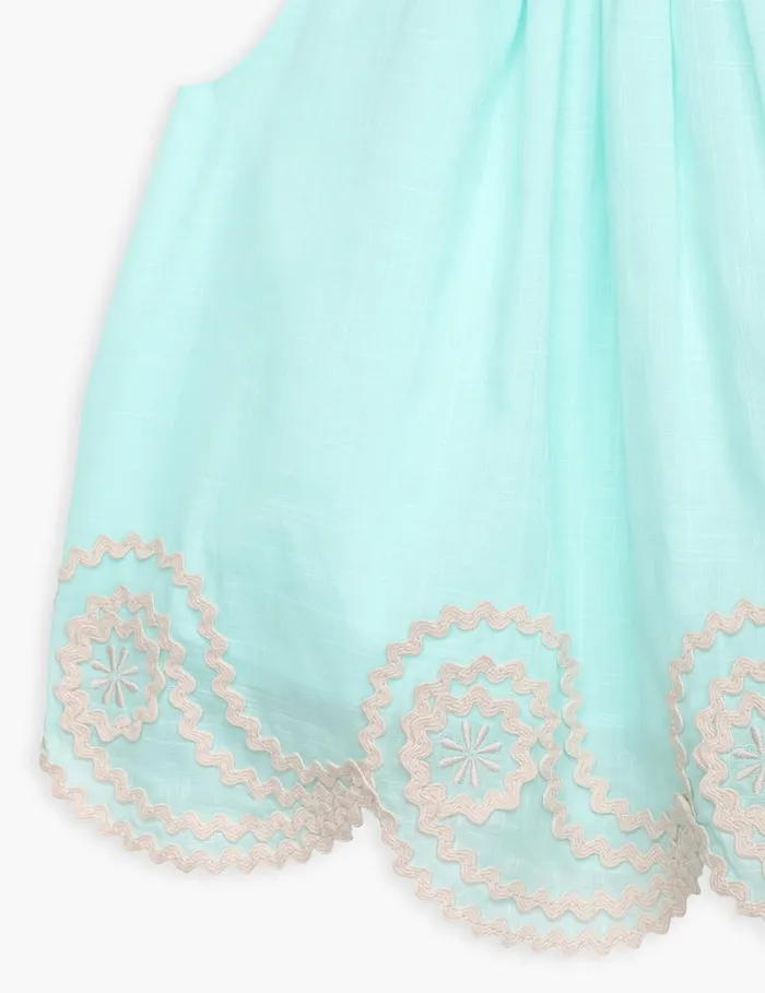 Kids Clothing Zimmermann Waverly Ric Rac Top Blue