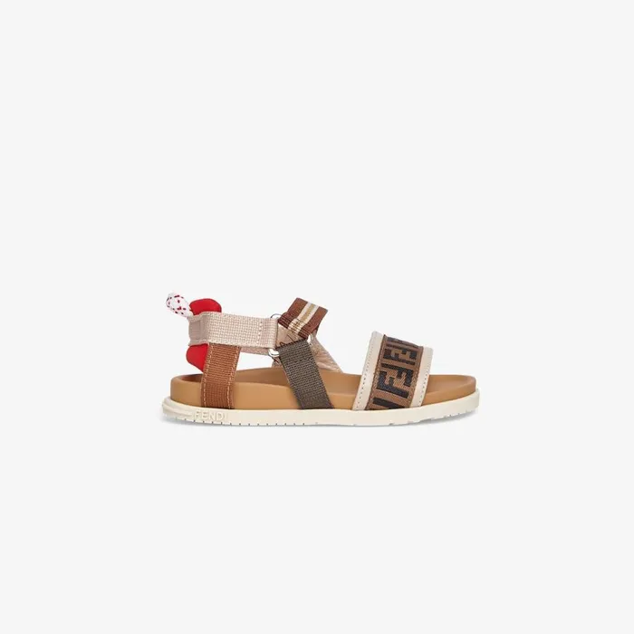 Kids Fabric Junior Girl Sandals Fendi Shoes