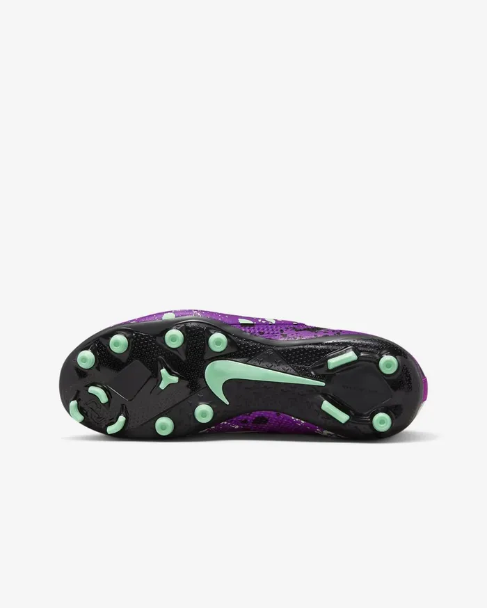 Kids Nike Alpha Huarache 8 Vivid PurpleGreen GlowBlack Nike Shoes 70 and Under