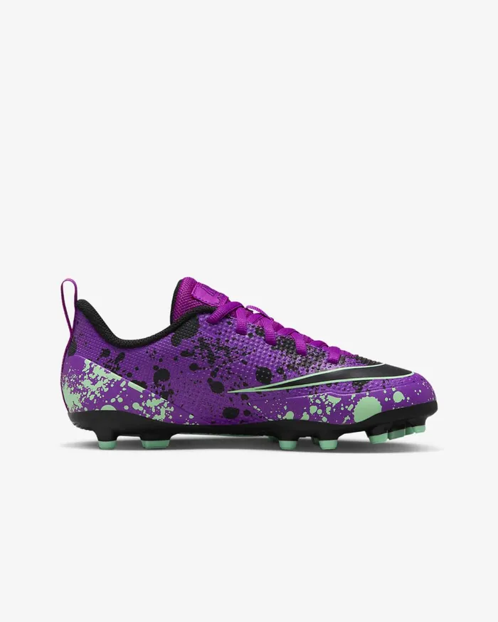 Kids Nike Alpha Huarache 8 Vivid PurpleGreen GlowBlack Nike Shoes 70 and Under