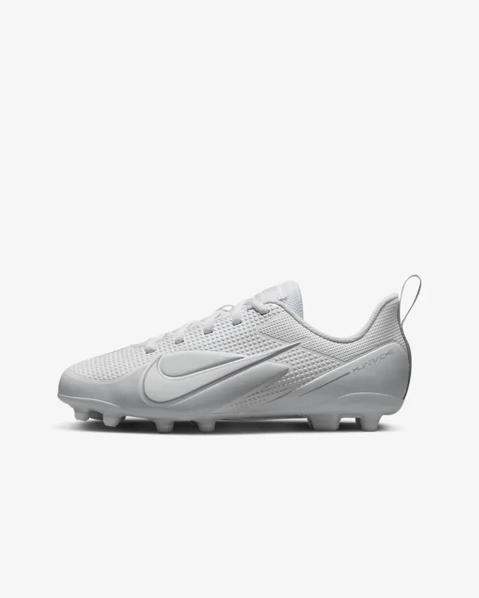Kids Nike Alpha Huarache 8 WhitePure PlatinumWolf GreyWhite Nike Shoes 70 and Under