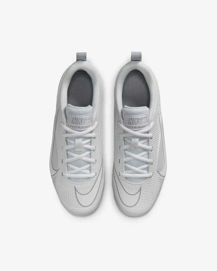 Kids Nike Alpha Huarache 8 WhitePure PlatinumWolf GreyWhite Nike Shoes 70 and Under