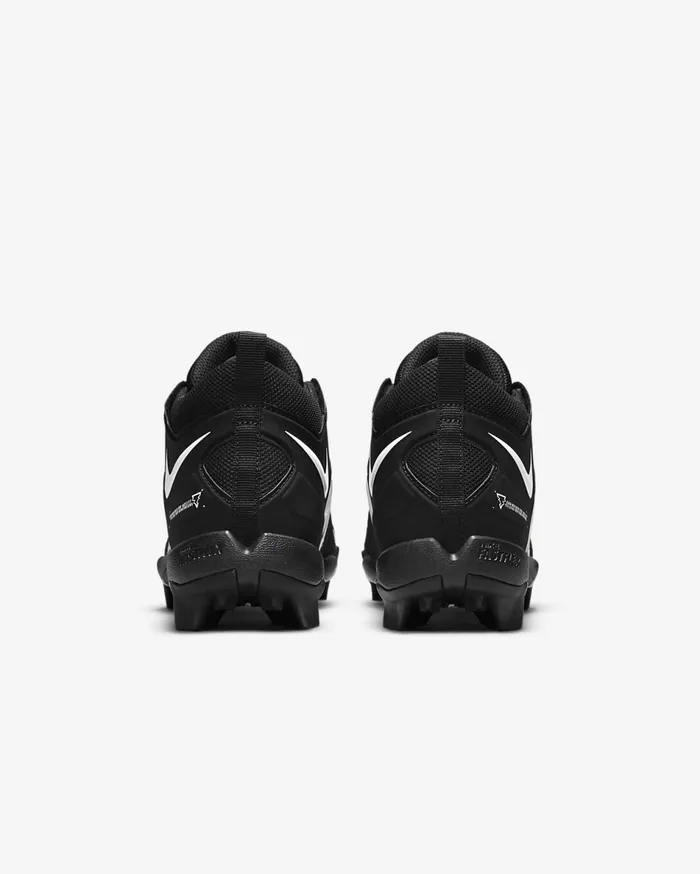 Kids Nike Alpha Menace 3 Shark BlackWhite Nike Shoes 70 and Under