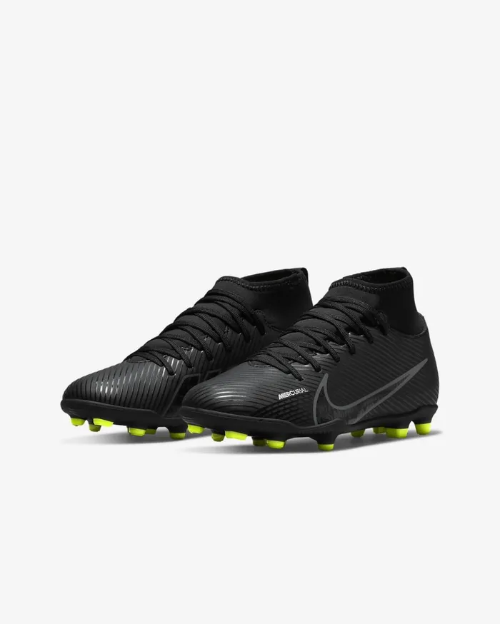 Kids Nike Jr Mercurial Superfly 9 Club BlackSummit WhiteVoltDark Smoke Grey Nike Soccer