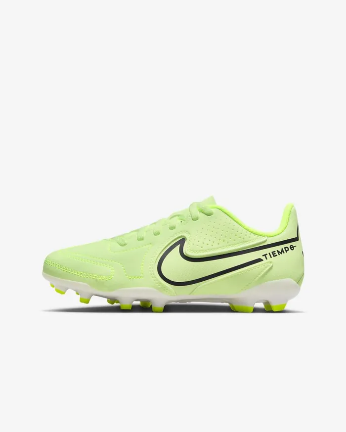 Kids Nike Jr Tiempo Legend 9 Club MG Barely VoltSummit WhiteBarely Volt Nike Soccer