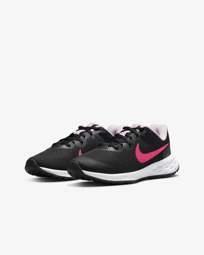 Kids Nike Revolution 6 BlackPink FoamHyper Pink Nike Running