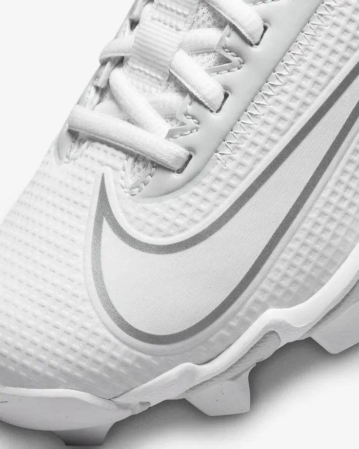 Kids Nike Vapor Edge Shark 2 WhitePure PlatinumMetallic Silver Nike Shoes 70 and Under