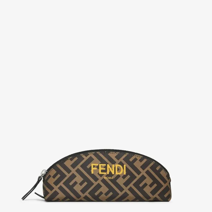 Kids Nylon Pen Case With AllOver Ff Fendi Accessories