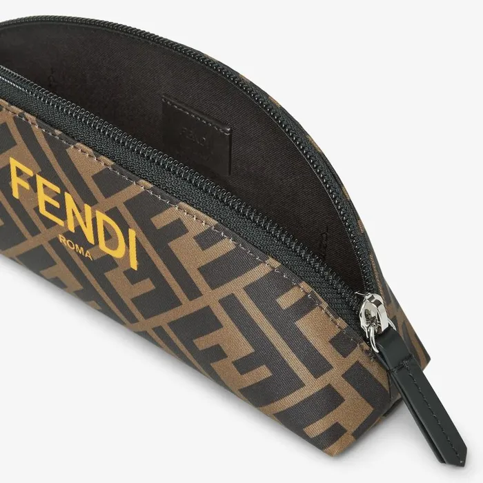 Kids Nylon Pen Case With AllOver Ff Fendi Accessories