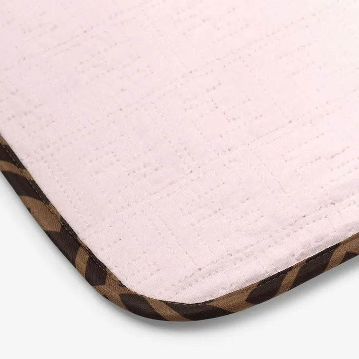 Kids Quilted Cotton Baby Blanket Pink Fendi Strollers and Accessories