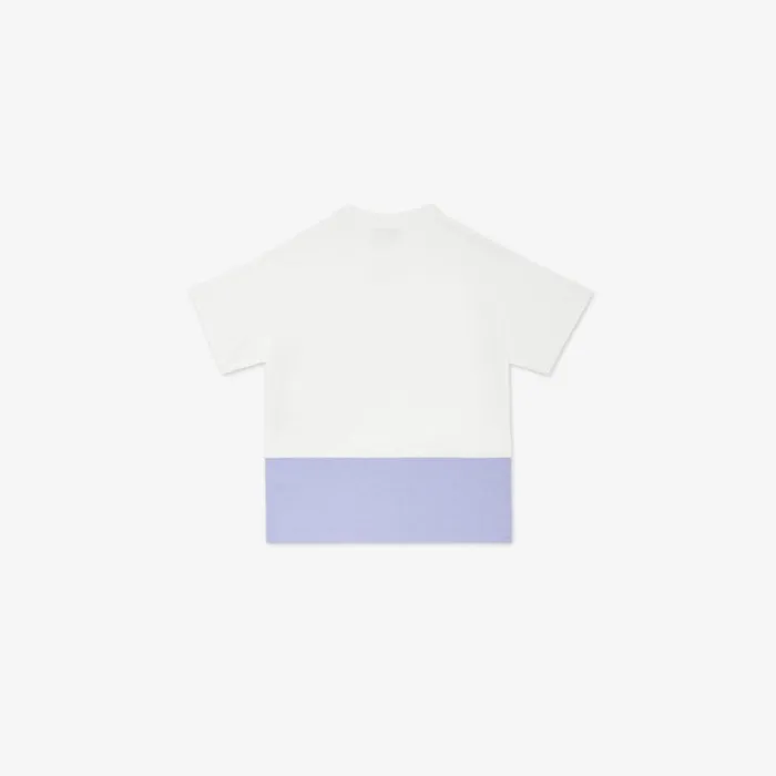 Kids White Jersey TShirt With Multicolour Print White Fendi Ready To Wear