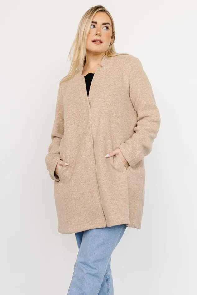 Knoll Notch Jacket Oatmeal Women Baltic Born Outerwear Knoll Notch Jacket Oatmeal Women Baltic Born Outerwear