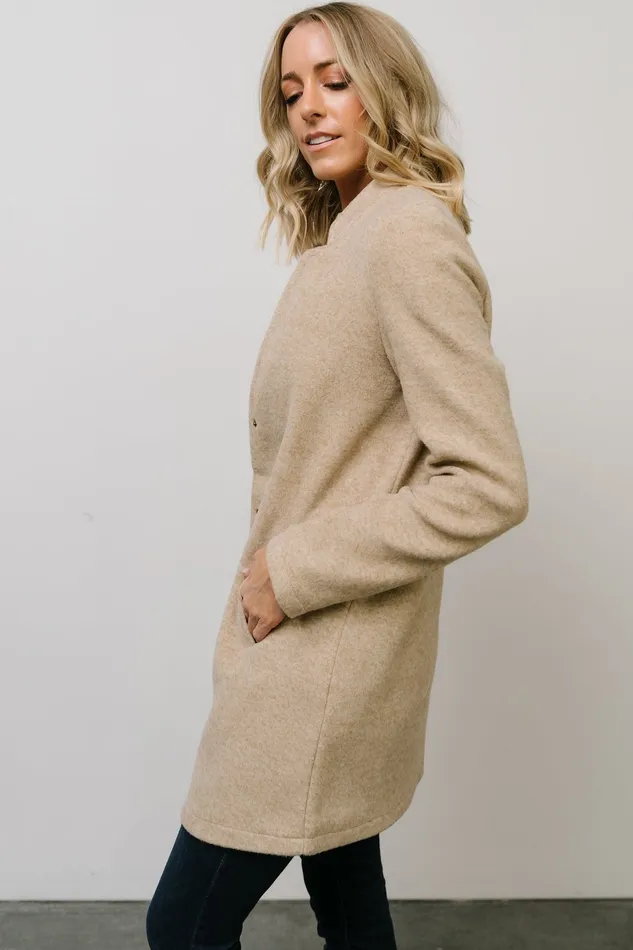 Knoll Notch Jacket Oatmeal Women Baltic Born Outerwear Knoll Notch Jacket Oatmeal Women Baltic Born Outerwear