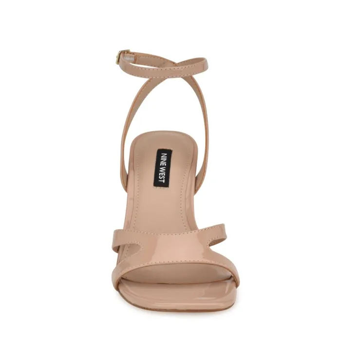 Kuane Ankle Strap Sandals Natural Women Nine West Heeled Kuane Ankle Strap Sandals Natural Women Nine West Heeled