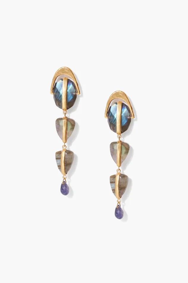 Labradorite Mix Rise Earrings Women Chan Luu Earrings
