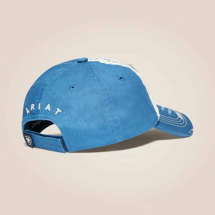 Lace Logo Velcro Back Cap Blue Women Ariat Hats and Caps Lace Logo Velcro Back Cap Blue Women Ariat Hats and Caps