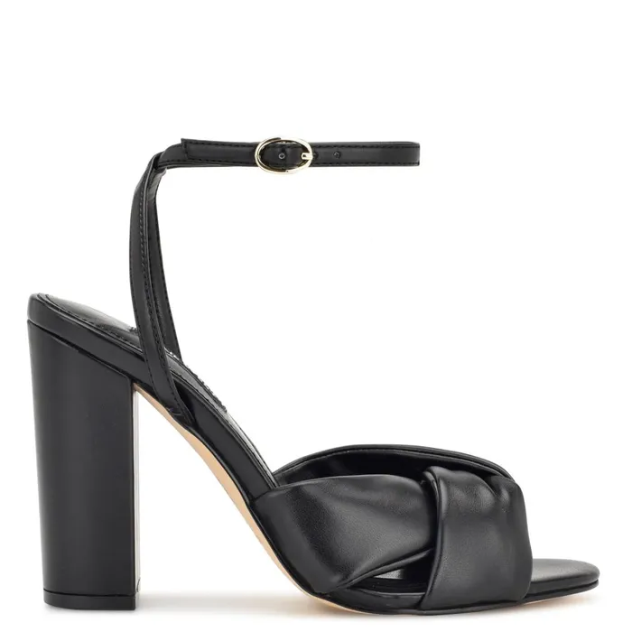 Larisa Heeled Sandals Black Women Nine West High Heels