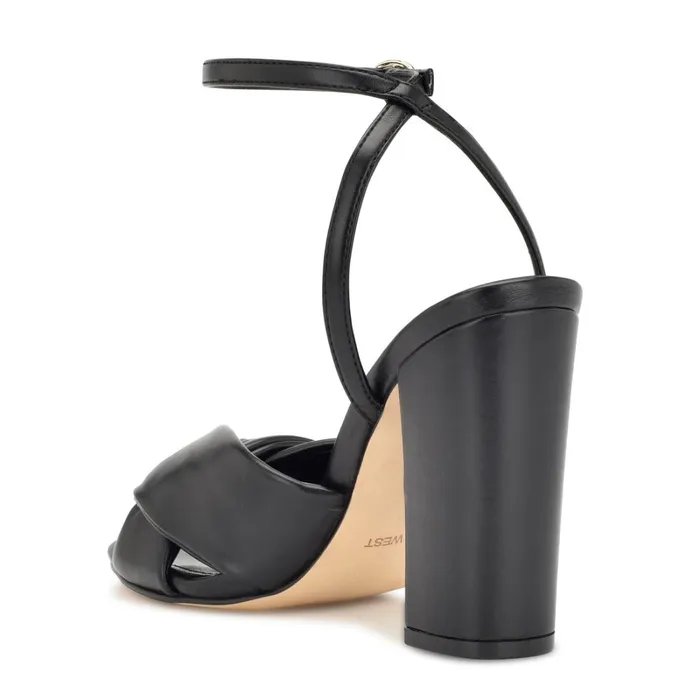 Larisa Heeled Sandals Black Women Nine West High Heels Larisa Heeled Sandals Black Women Nine West High Heels