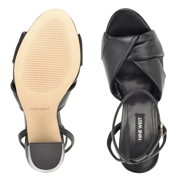 Larisa Heeled Sandals Black Women Nine West High Heels Larisa Heeled Sandals Black Women Nine West High Heels