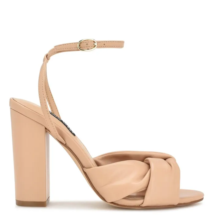Larisa Heeled Sandals Warm Blush Women Nine West High Heels