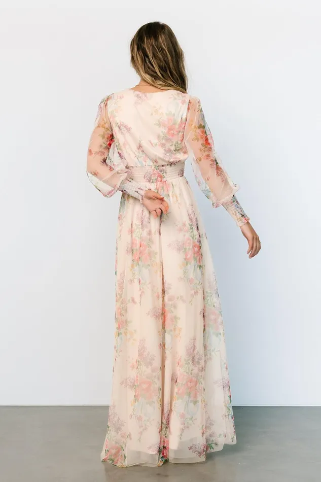 Layla Tulle Maxi Dress Romantic Floral Women Baltic Born Tulle Styles