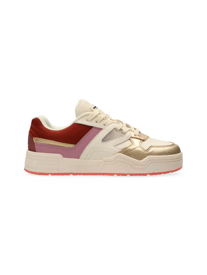 Lillie Gold White Rust Women Scotch and Soda Sneakers