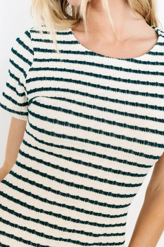 Linz Midi Dress Cream Green Women Baltic Born Short Dresses Linz Midi Dress Cream Green Women Baltic Born Short Dresses