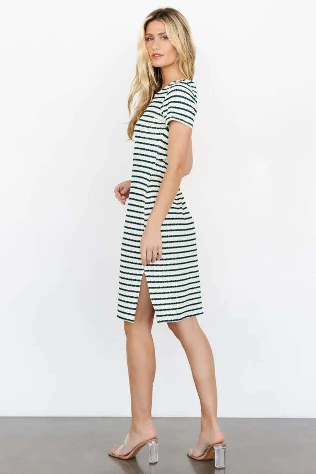 Linz Midi Dress Cream Green Women Baltic Born Short Dresses Linz Midi Dress Cream Green Women Baltic Born Short Dresses