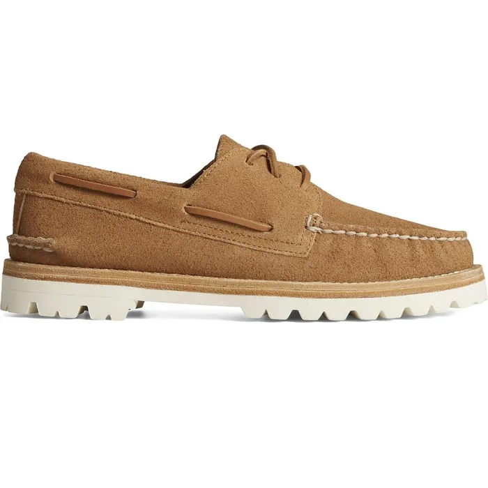 Loafers and Oxfords MenWomen Sperry Unisex Cloud Authentic Original 3Eye Vibram Boat Shoe Tan