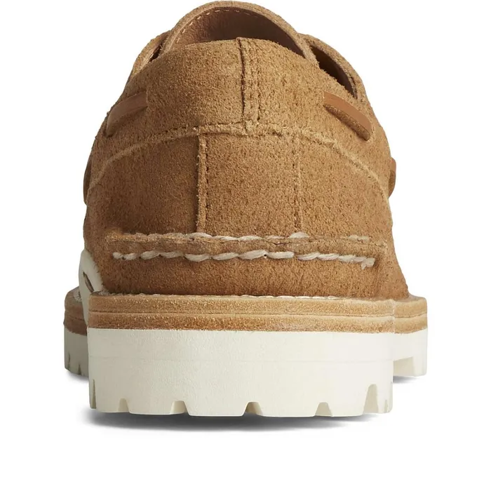 Loafers and Oxfords MenWomen Sperry Unisex Cloud Authentic Original 3Eye Vibram Boat Shoe Tan