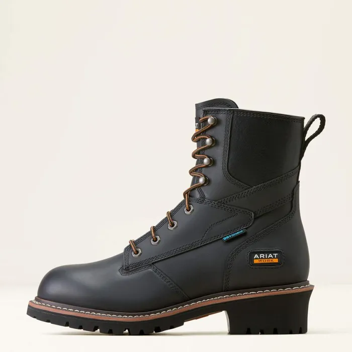 Logger Shock Shield Waterproof Work Boot Black Men Ariat Work Boots Logger Shock Shield Waterproof Work Boot Black Men Ariat Work Boots